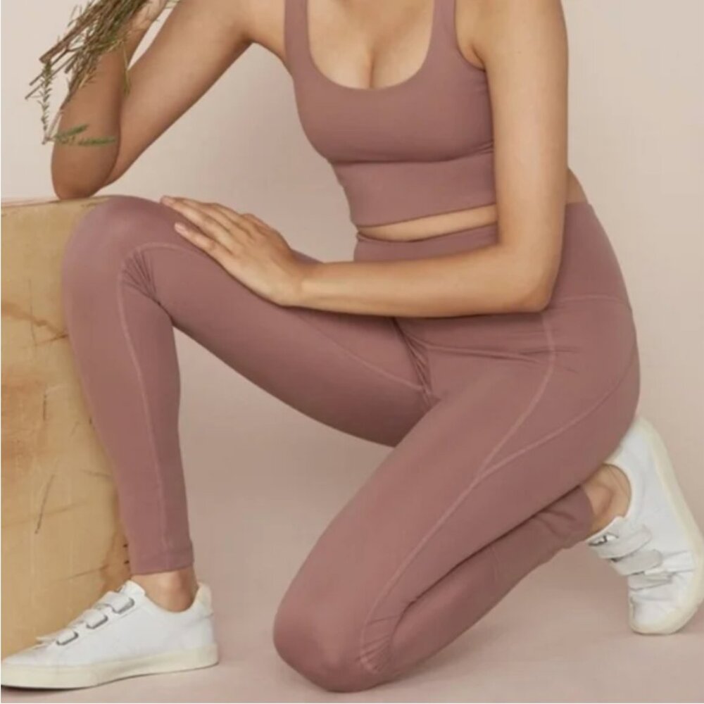 Girlfriend Collective Compressive Leggings - Rose Quartz Size Small